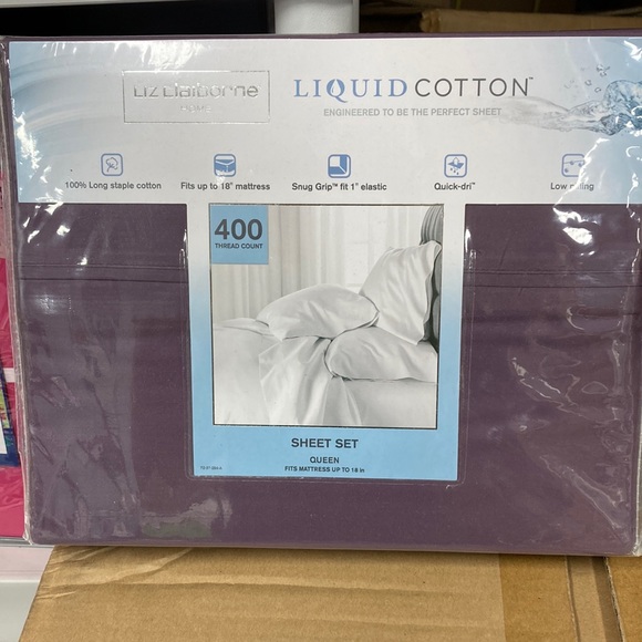 Liz Claiborne Bedding Liz Claiborne Queen Sheet Set 40ct 00 Cotton